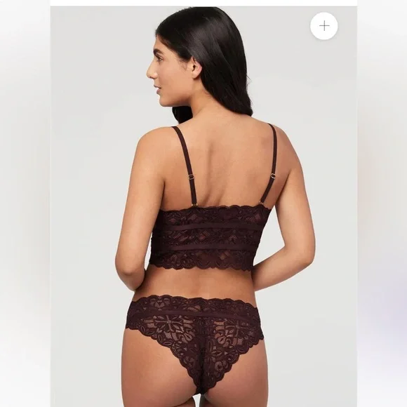 NWT Fleur long line bralettte & pant set Sz M - Picture 3 of 4